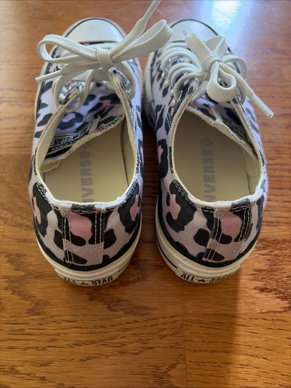 Converse platform low sneaker purple Black pink leopard print All Star Shoe Y3 5